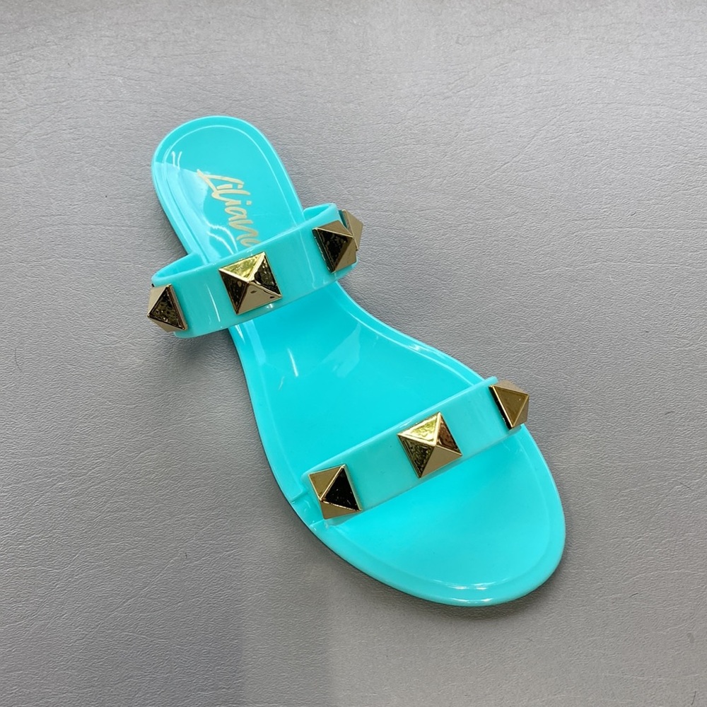 NIB Jelly Stud Sandal